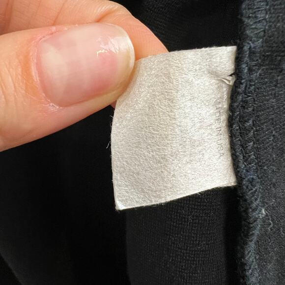 TAKASHIMAYA YEOHLEE Black Tie Waist Jacket Oversized Collar Long Sleeves  VTG - Picture 9 of 9